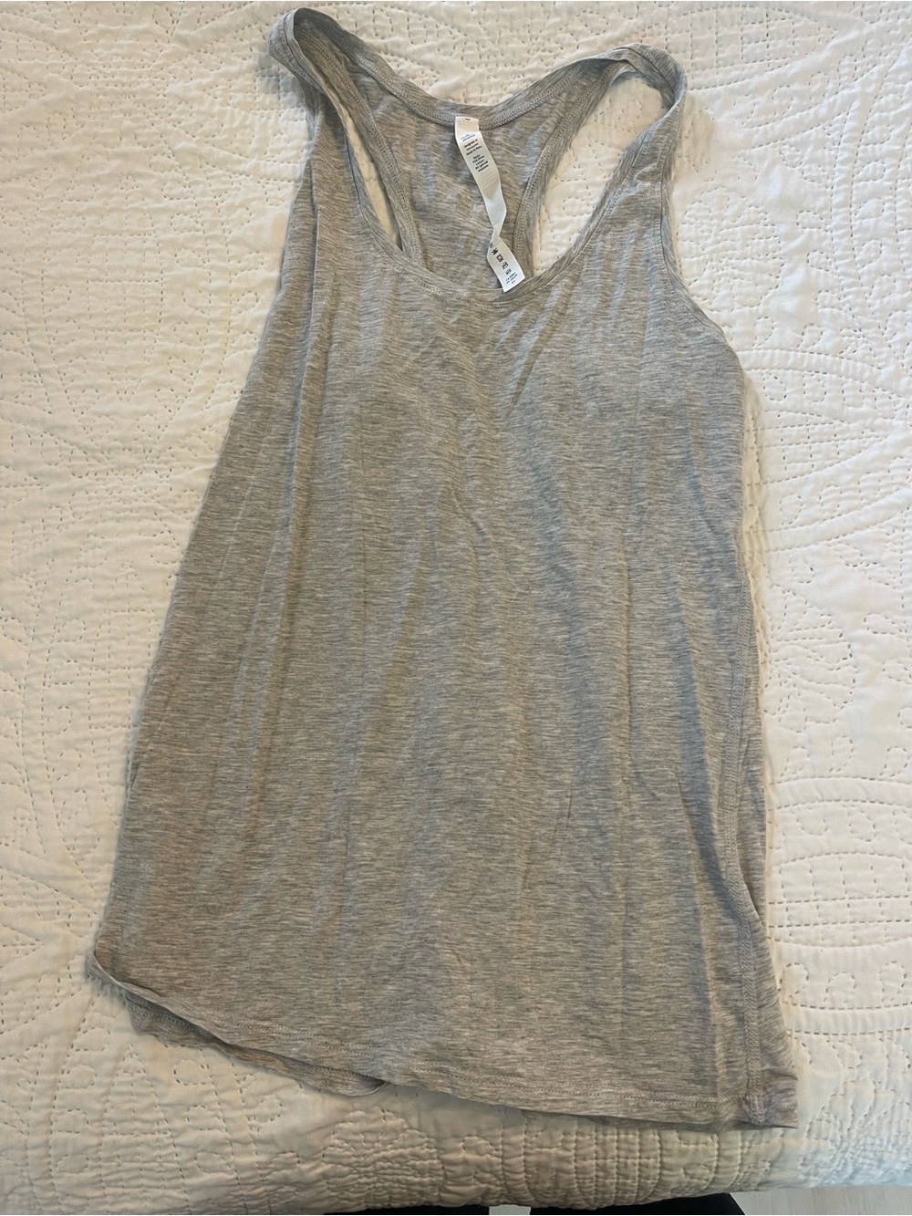 lululemon athletica Heather Gray Racerback Tank